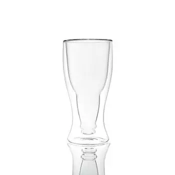 Бокал для пива 360мл набор 2шт двойные стенки термостекло P.L. Proff Cuisine | G-MC1036-T2