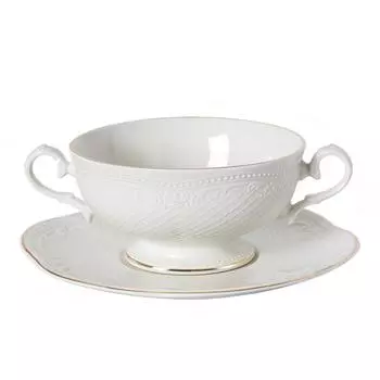 Бульонная пара 280 мл d 11,8 см h6 см Gold Aristocrat Noble | 313602/313010 Gold