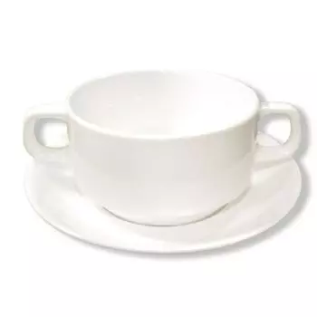 Бульонная пара 325мл 10,7см белая фарфор P.L. Proff Cuisine | F3667