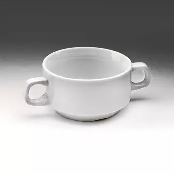 Бульонница 300мл с ручками Классик Resto Фарфор (Китай) | 376фк