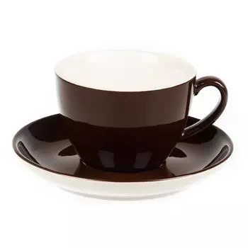 Чайная пара 300мл коричневая d 10,2см h7,2см Barista (Бариста) P.L. Proff Cuisine | 4616/4618 brown