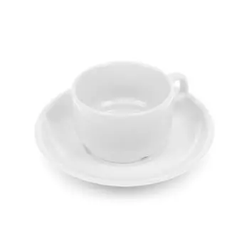 Чайная пара с круглым блюдцем Collage 250 мл