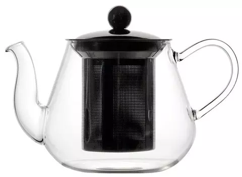 Чайник 900мл заварочный с фильтром стеклянный термостекло Resto (Китай) | 1972