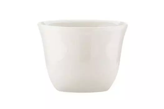 Чашка 70мл кофейная штабилированная Banquet блюдце 66496 Whte Bonna | DEL01KF