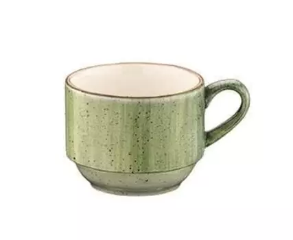 Чашка 80мл кофейная штабилированная блюдце 62525 Therapy Aura Bonna | ATHBNC02KF