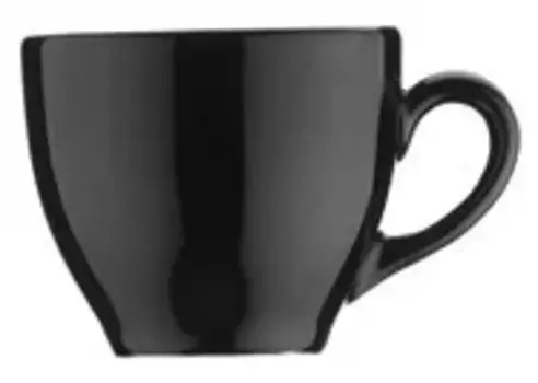 Чашка чайная нештабилируемая Kutahya LM01CF74049 черная (220мл, h6,4см)