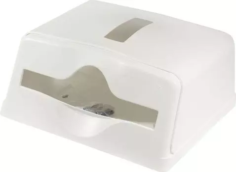 Диспенсер для бумажных полотенец Z, V-слож. пластик до 500 листов Мастергласс | 1731