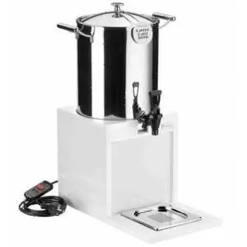 Диспенсер для холодных напитков 8л колба нерж., эл.подогрев, белая дер. подст. Pintinox | 511B9527