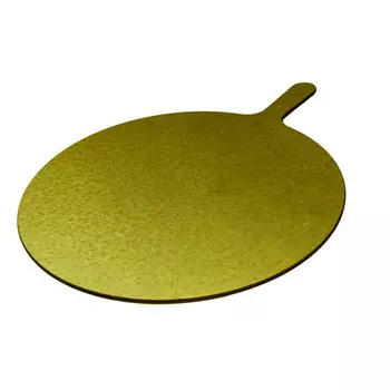 Доска для пиццы круглая 16'' HD&TEK BRD-SRV-016 с рукояткой