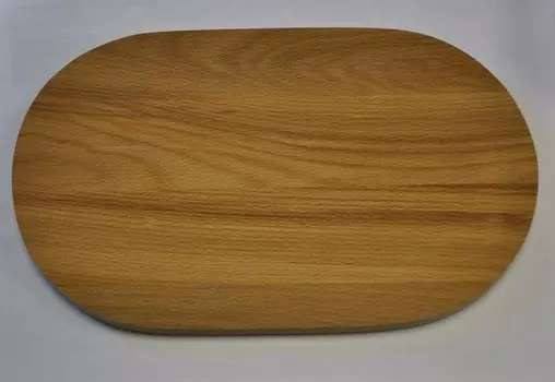 Доска для подачи овал. 260*160*15мм Бук Resto (Россия) | 1837