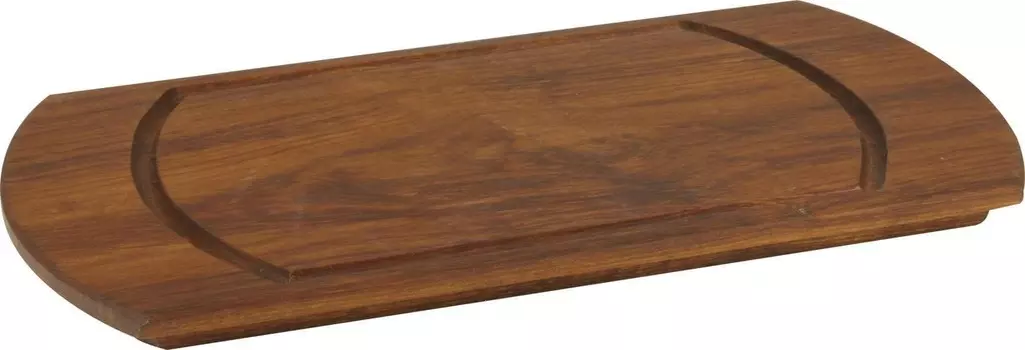 Доска для подачи прямоугольная 270*470мм с желобком, бук LAVA | LV AS 202