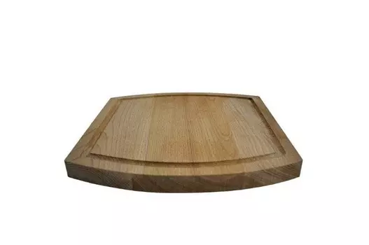 Доска для подачи прямоугольная 300*250*20мм с желобком, бук Resto (Россия) | 1836