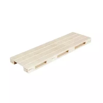 Доска мини-паллета для подачи 40х15х2 см, белый тополь Garcia De Pou | 207.06