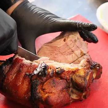 Доска разделочная 600х400х18 мм белый пластик