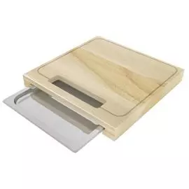 Доска разделочная Atesy ДР-400.400-02-ОГ натуральный бук