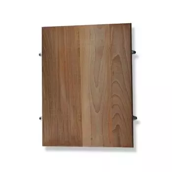 Доска разделочная бук 400х300х42мм с метал. стяж. Resto 1954