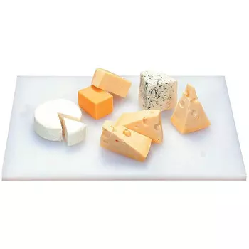 Доска разделочная P.L. Proff Cuisine 500х350х18 мм белая пластик (92001023)