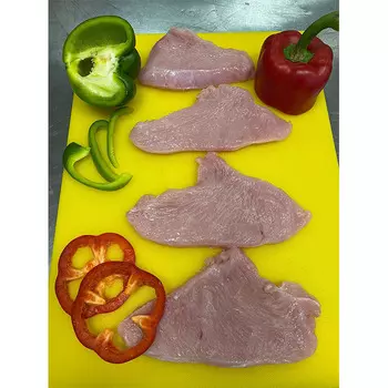 Доска разделочная пластиковая MVQ 64530CBYZ 400х300х13мм желтая