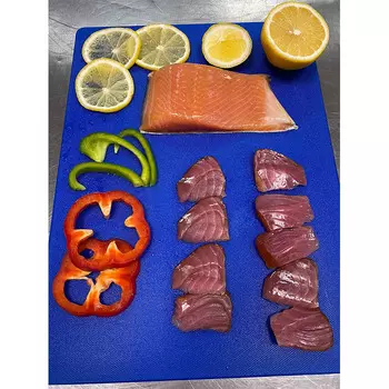 Доска разделочная пластиковая MVQ 66040CBBZ 600х400х18мм синяя