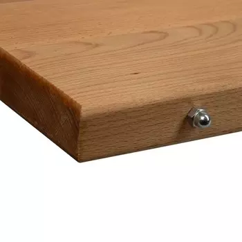 Доска разделочная с железными стяжками 700х300х40 мм бук