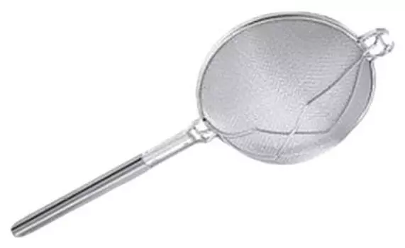 Дуршлаг сетчатый MACO SRS05R 30 см с рукояткой и защитой сетки (нерж. сталь) | SRS05R