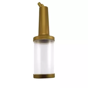 Емкость для сока 1л с лейкой золотая пластик The Bars | PM01MG