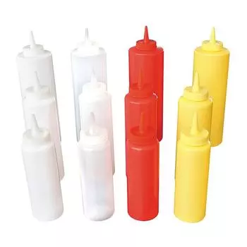 Емкость для соуса диспенсер 1000 мл. желтая P.L. Proff Cuisine | JD-BSD32 yellow