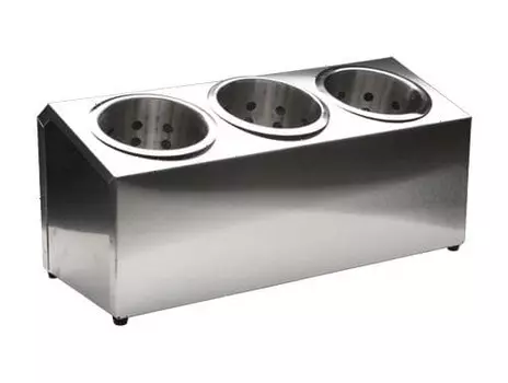 Емкость для столовых приборов 3 стакана нерж. Resto (Китай) | 532