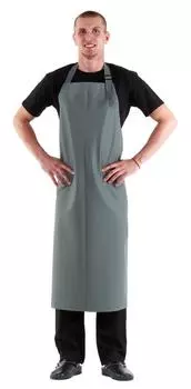 Фартук мясника серый влагозащитный Resto 1200х1200мм