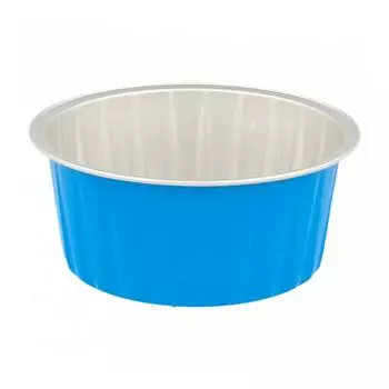 Форма алюминиевая для выпекания 125 мл, синяя, 100 шт Garcia De Pou | 206.11