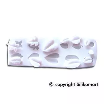 Форма для работы с карамелью "Шугарфлекс Листики" Silikomart | SLK 114