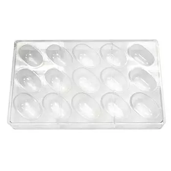 Форма для шоколада "Киндер сюрприз" 15 ячеек 54х33х22мм поликарбонат P.L. Proff Cuisine | PC-2906