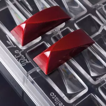 Форма для шоколада Martellato 21MA1065 "Slope" 60х20 h17мм, 20 ячеек, 11гр. п/к