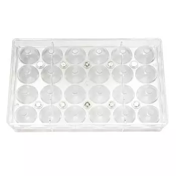 Форма для шоколада на магнитах "Сфера" 24 ячейки 35мм поликарбонат P.L. Proff Cuisine | PC-9052