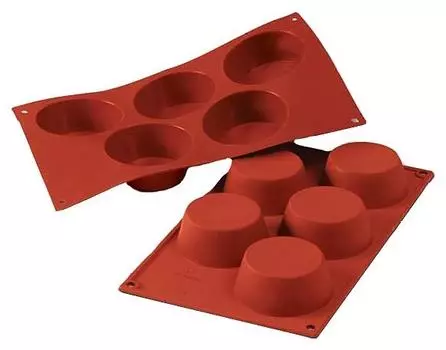 Форма для выпечки Martellato SF024/N | "Маффин" d81мм h32мм, 5 ячеек
