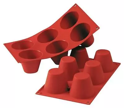 Форма для выпечки Martellato SF052/N | "Маффин" d75мм h60мм, 6 ячеек