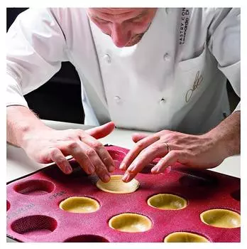 Форма для выпечки Pavoni FORMASIL FF11 | Форма силик. д/вып. "FORMASIL Тарталетка Круг" d100/90мм