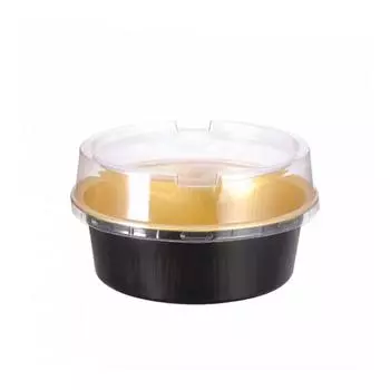 Форма для выпекания 150мл, 9,3см, 100шт, алюм, черный/золото, без крышки Garcia De Pou | 214.66