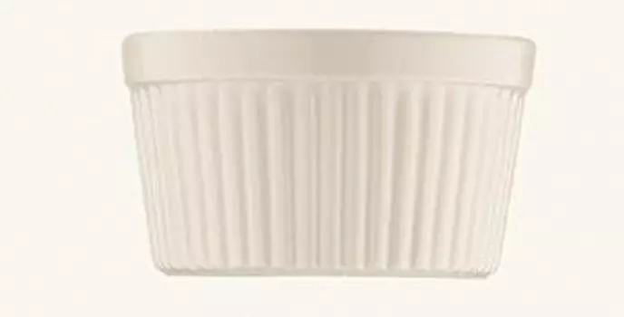 Форма для запекания 320мл d=100мм рамекин Optiva Whte Bonna | OPT10RSF