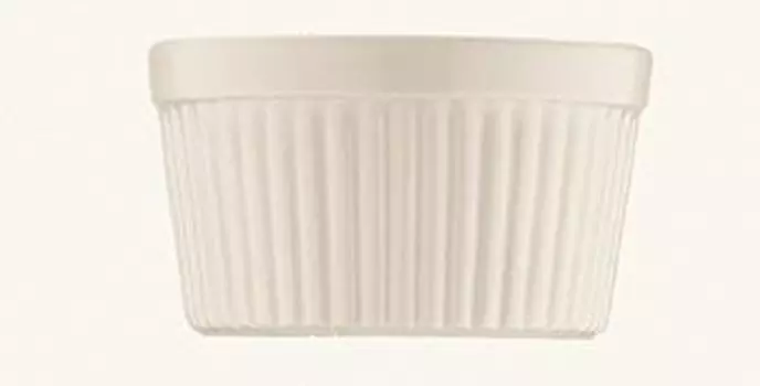 Форма для запекания 500мл d=140мм рамекин Optiva Whte Bonna | OPT14RSF