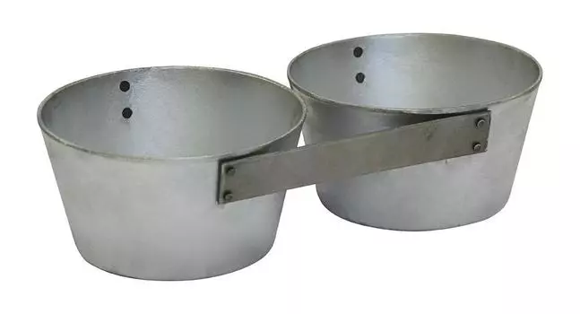 Форма хлебная круглая литая Resto №17А 170х125х95мм (2 секции) алюминий