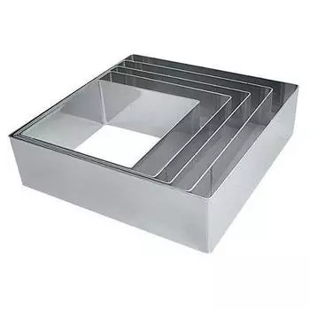 Форма кондитерская "Квадрат" 10*10*4см нерж. MGSteel | CRSQ3
