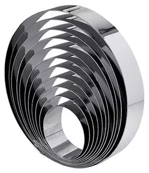 Форма кондитерская Martellato 1H5X28 | "Круг" d 28см h 5см, нержав. сталь