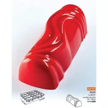 Форма кондитерская Pavoni LADY, силикон, 25х9см, h 7,5см Pavoni | KE035S