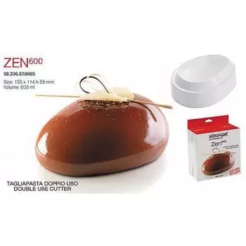 Форма кондитерская ZEN 600, силикон, 15,5х11,4х5,8см Silikomart | 38.336.87.0065