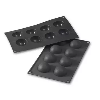 Форма силиконовая Martellato 30SF004N "Полусфера" d50мм h25мм, 8 ячеек