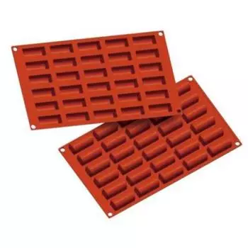 Форма силиконовая "Мини полено" 30 ячеек 45х20 мм, h 20 мм (30х17,5 с P.L. Proff Cuisine | D-101