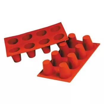 Форма силиконовая "Ром-баба" 15 ячеек d 40 мм, h 40 мм (30х17,5 см) P.L. Proff Cuisine | SD-019