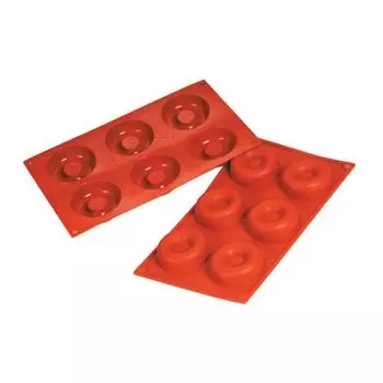 Форма силиконовая "Саварин" 8 ячеек d 65 мм, h 20 мм (30х17,5 см) P.L. Proff Cuisine | D-011