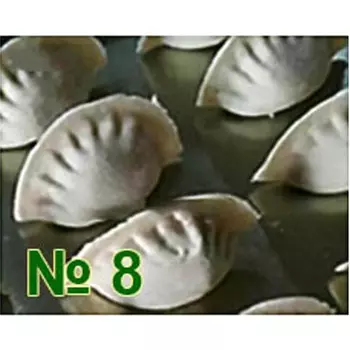 Формующий узел пельменного аппарата Roal Meat QT-150 №8 (имитация лепки: полумесяц защип)